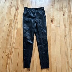 Zara Black Leather Pants